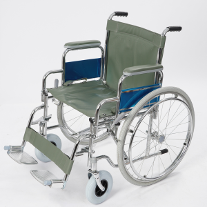 JL901皮革防水加宽轮椅