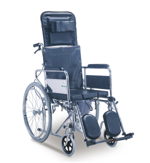 JL609GCU可平躺瘫痪老人带便桶代步轮椅